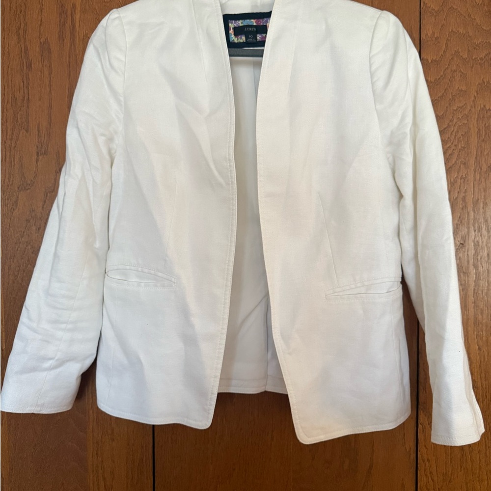 J. Crew Women's Cream Blazer